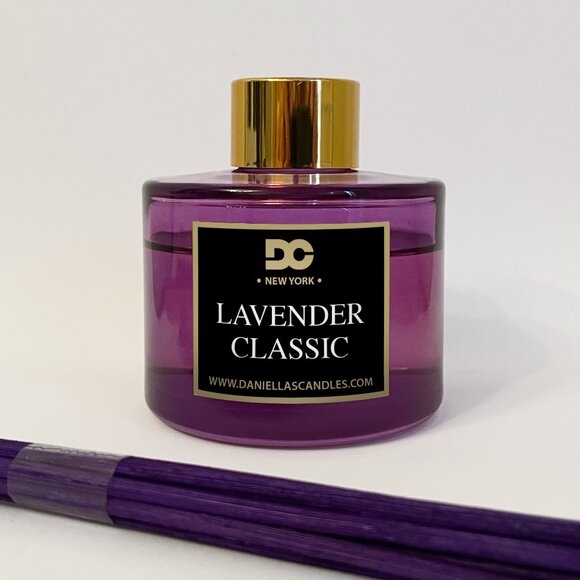 Lavender Classic Reed Diffuser Set Purple - 3.4oz/100mL - Picture 4 of 4
